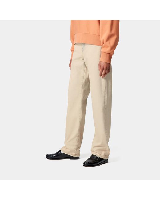 Carhartt Natural Logo-Patch Jeans