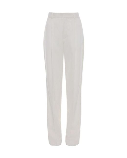 Victoria Beckham White Panel Trousers for men