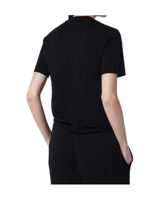 Entire studios Black Slim-Fit Knit T-Shirt