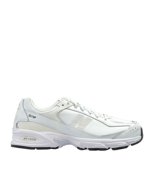 Comme des Garçons White Round-Toe Sneakers for men