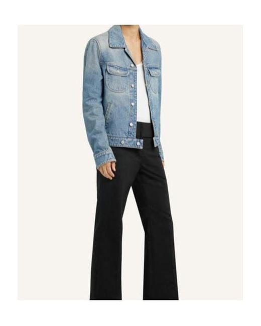 Courreges Blue Denim Jacket for men