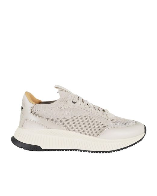 Boss White Ttnm Evo Sneakers for men