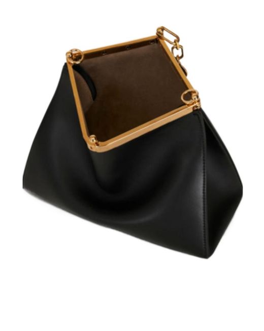 Etro Black Vela Medium Shoulder Bag