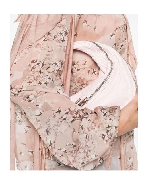 DIESEL Pink C-Lassy-R1 Ruffled Blouse