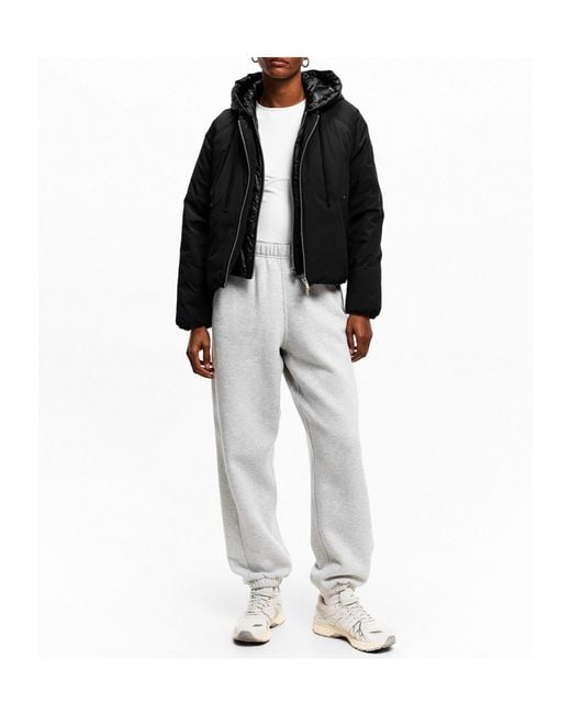 Moose Knuckles Black Lightweight Bomber Jacket