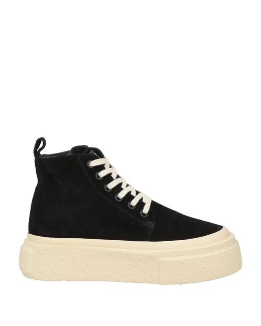 MM6 by Maison Margiela Black Platform Sneakers