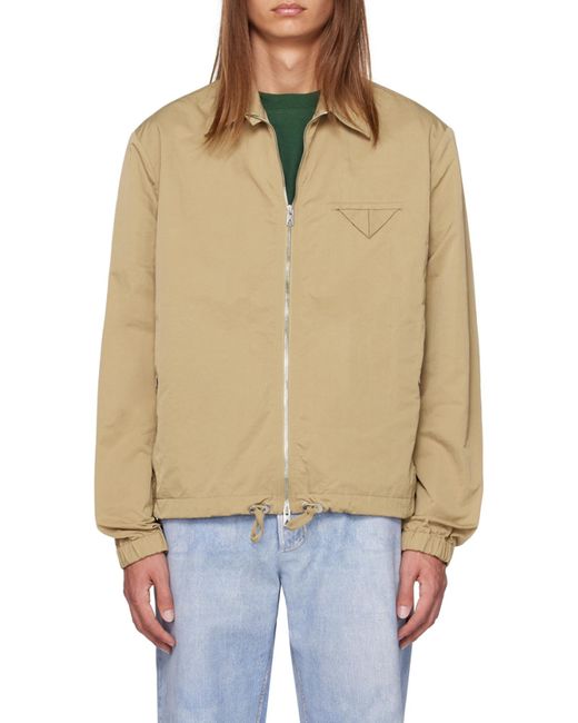 Bottega Veneta Pink Tech Zipped Jacket for men