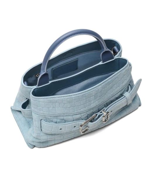 Marc Jacobs Blue Dakota Small Belted Shoulder Bag