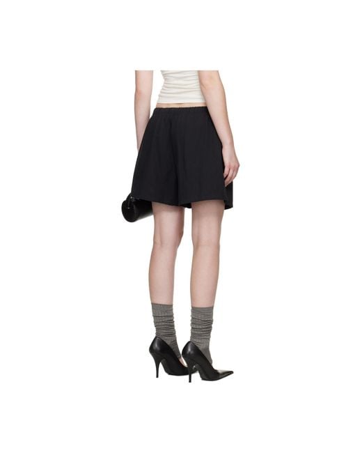 Fear Of God Black Elastic Waistband Shorts