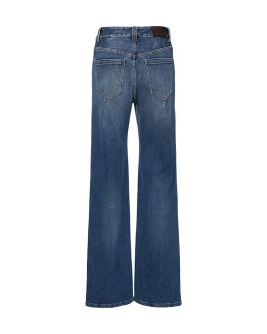 Brunello Cucinelli Blue Loose Denim Jeans