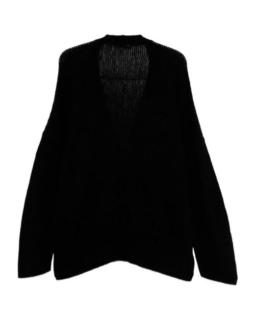 Haikure Black V-Neck Cardigan