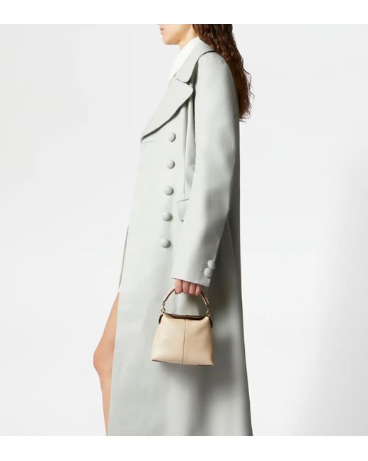 Tod's Natural T Case Mini Leather Tote Bag
