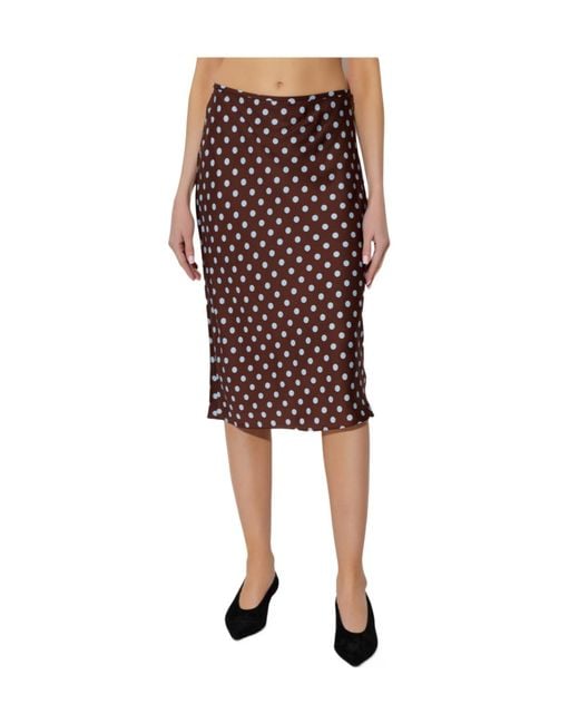 Posse Purple Leo Polka Dot Skirt