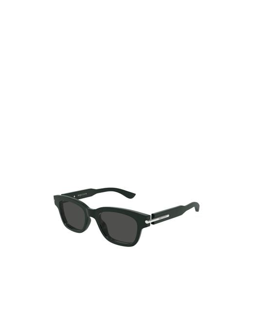 McQueen Black Eyewear Square Frame Sunglasses for men