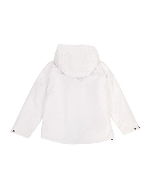 C P Company White Hooded Down Jacket for men