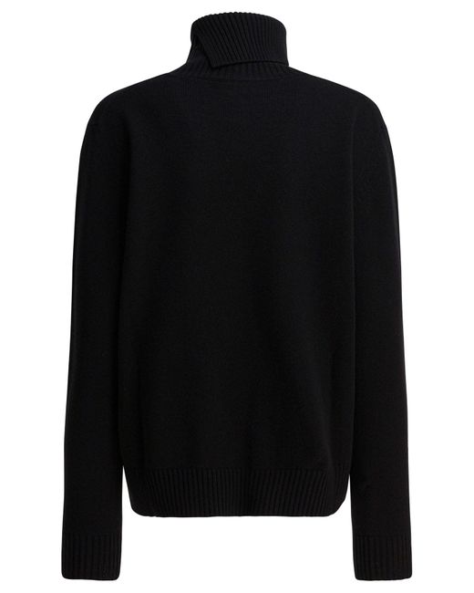 Givenchy Black Paris 1952" Turtleneck Sweater