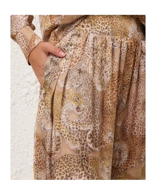 Zimmermann Brown Rebellion Harem Pants