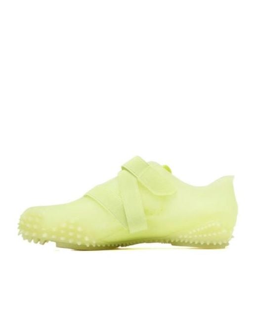 PUMA Yellow Round-Toe Sneakers