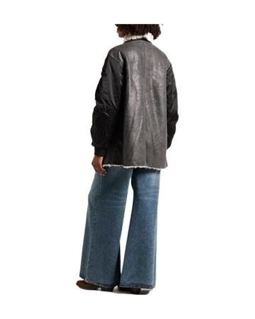 Isabel Marant Black Plain Colour Shearling