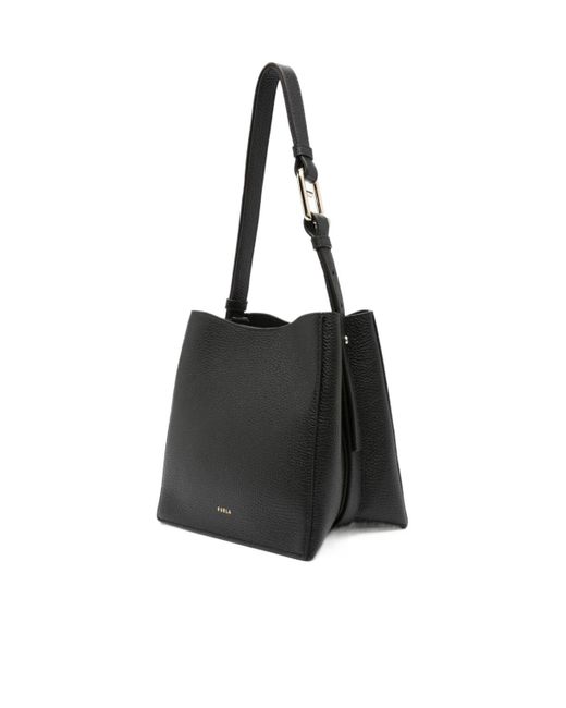Furla Black Logo Shoulder Bag