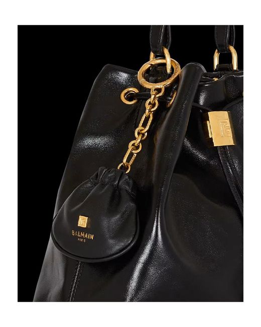 Balmain Black Pulse Key Ring