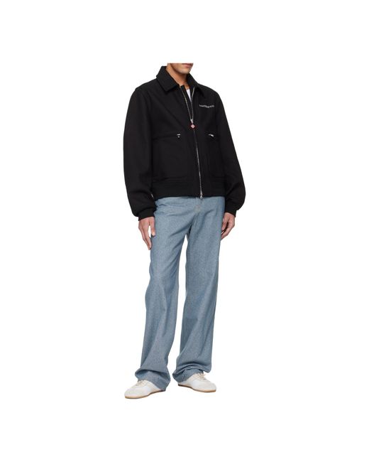 Casablanca Black Zip Pocket Jacket for men