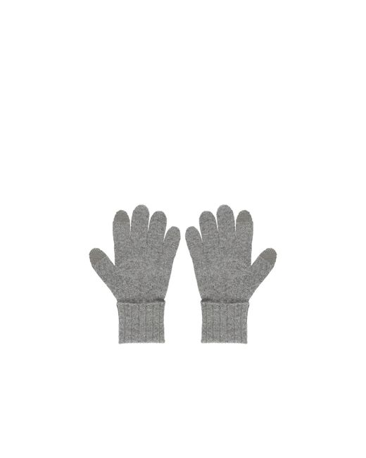 KENZO Metallic 'Boke Flower Crest' Wool Gloves