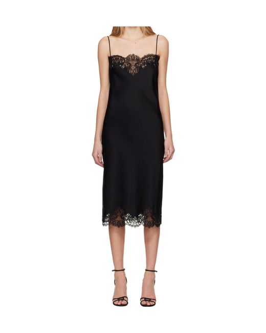 Stella McCartney Black Sleeveless Midi Dress