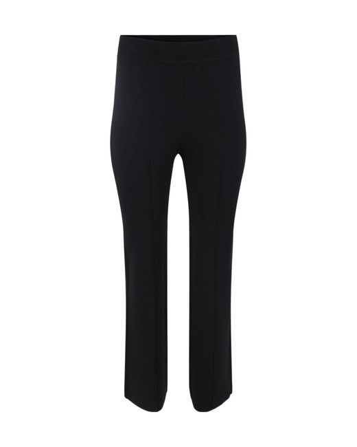 Jonathan Simkhai Black Ashlon Pleat-Detail Trousers