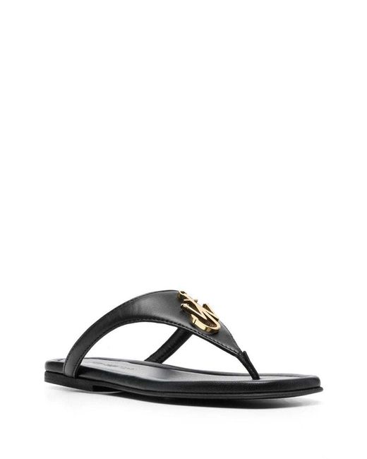J.W. Anderson Brown Logo Slippers