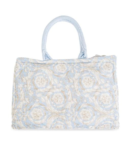 Versace White Rectangular Handbag for men