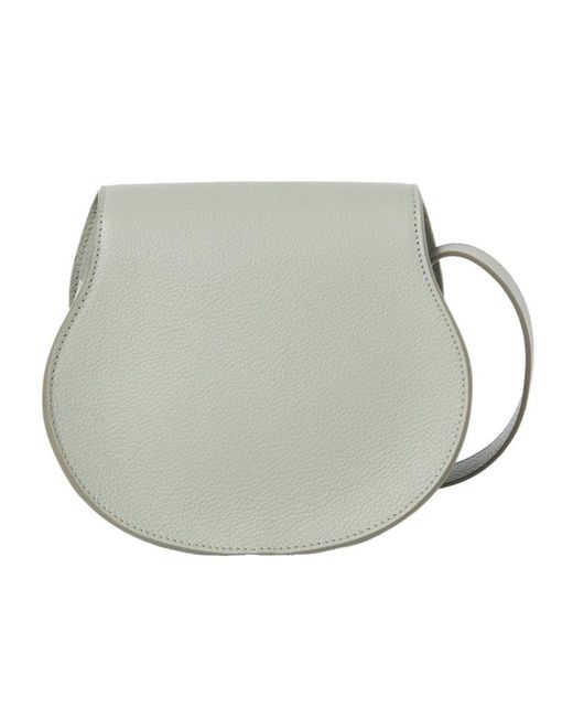 Chloé Gray Chloé Marcie Foldover Small Shoulder Bag
