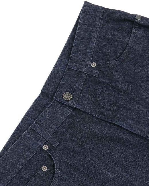Ferragamo Blue Straight Jeans for men