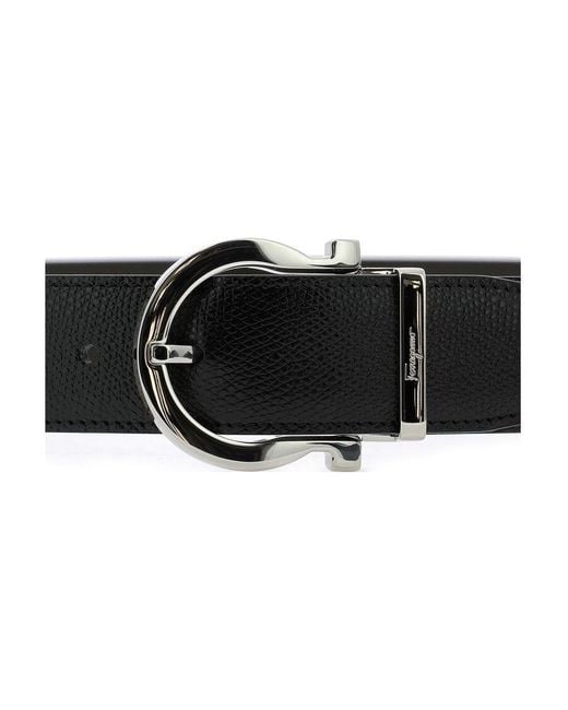 Ferragamo White Adjustable Belt for men