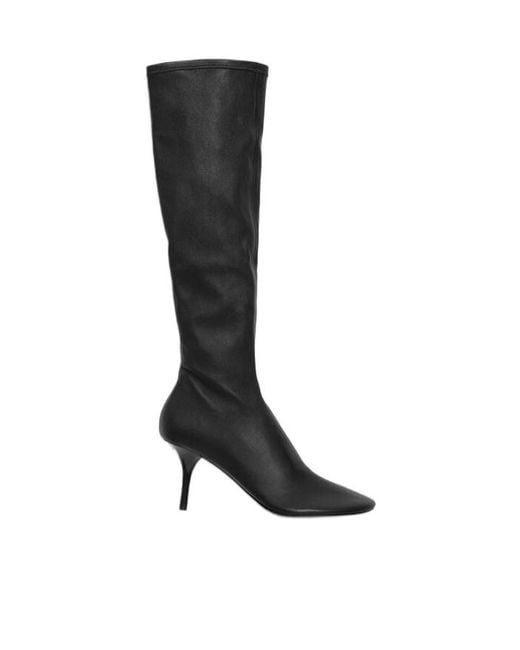 Acne Black Slouchy Leather Boots
