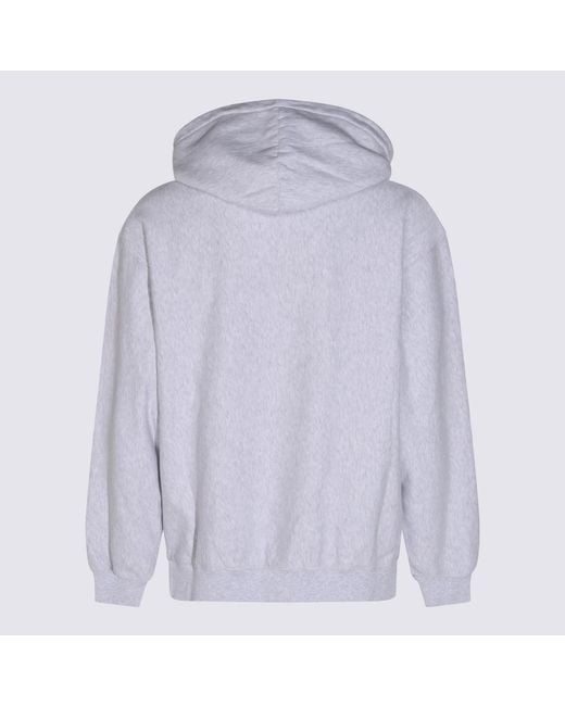 Céline Gray Long-Sleeved Hooded Sweatshirt for men