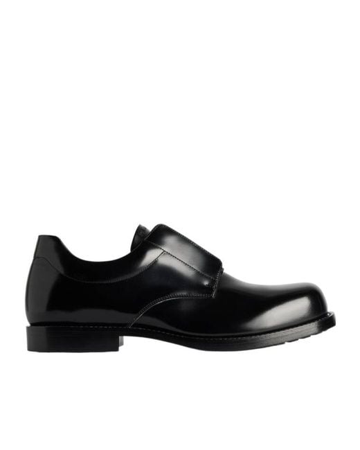 Balenciaga Black Comfy Derby Shoes for men