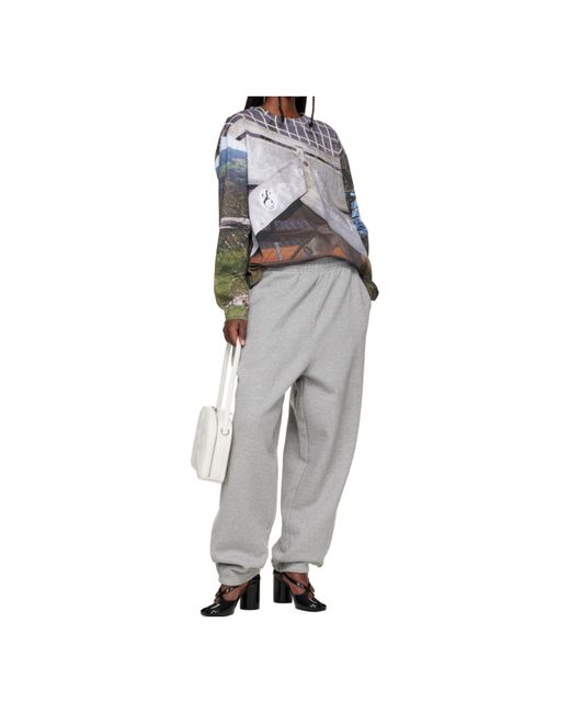 STEFAN COOKE Gray Country View Long-Sleeve T-Shirt
