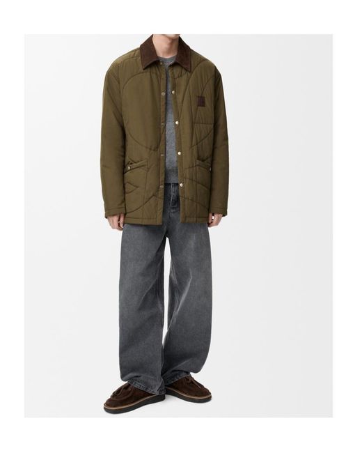 Loewe Green Padded Overshirt for men
