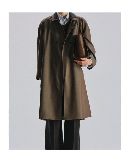 The Row Gray Emma Coat