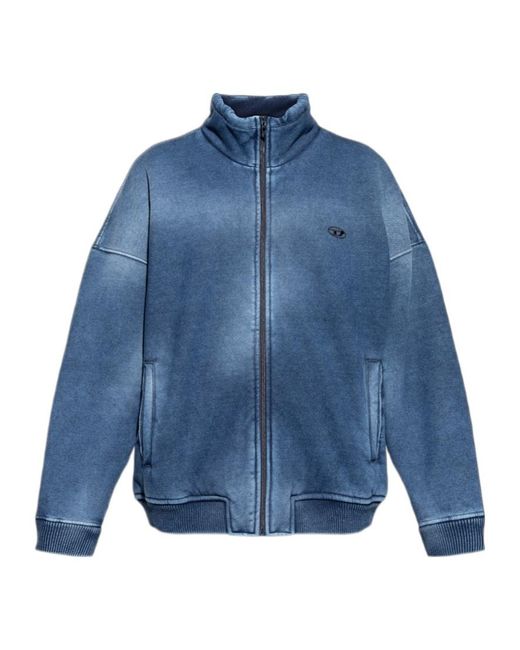 DIESEL Blue Batel-V1 Zip Jacket for men