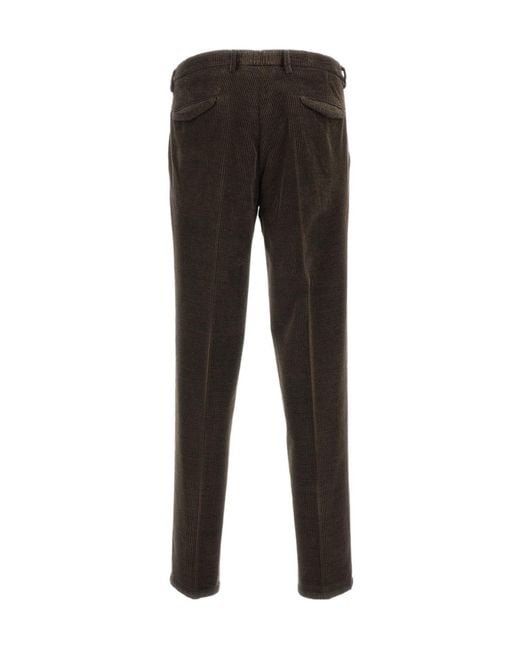 Briglia 1949 Black Button-Up Casual Pants for men