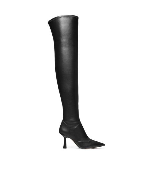 Michael Kors Black Michael Clara Over-Knees Heeled Boots