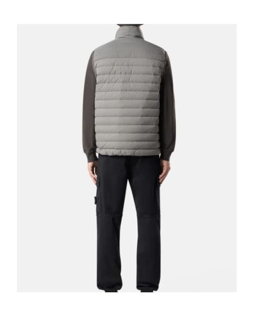 Stone Island Gray Seamless Gilet for men