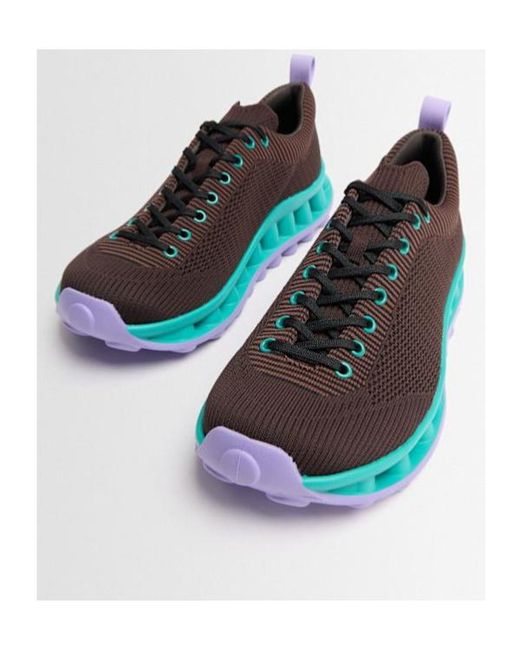 Sunnei Blue Camper X Collaboration Pelotissima Low-Top Lace-Up Sneakers for men