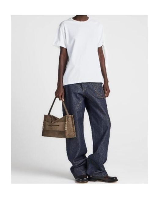 J.W. Anderson White Jw Anderson Sleeve Knot T-Shirt
