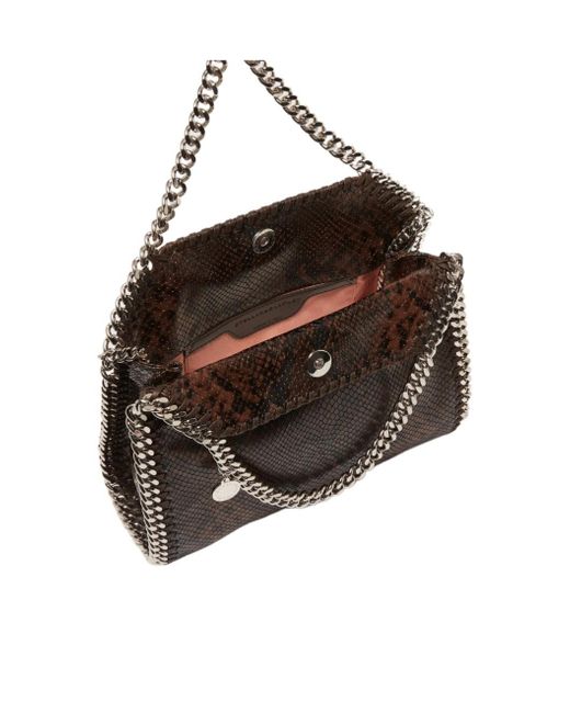 Stella McCartney Brown Falabella Mini Tote Bag