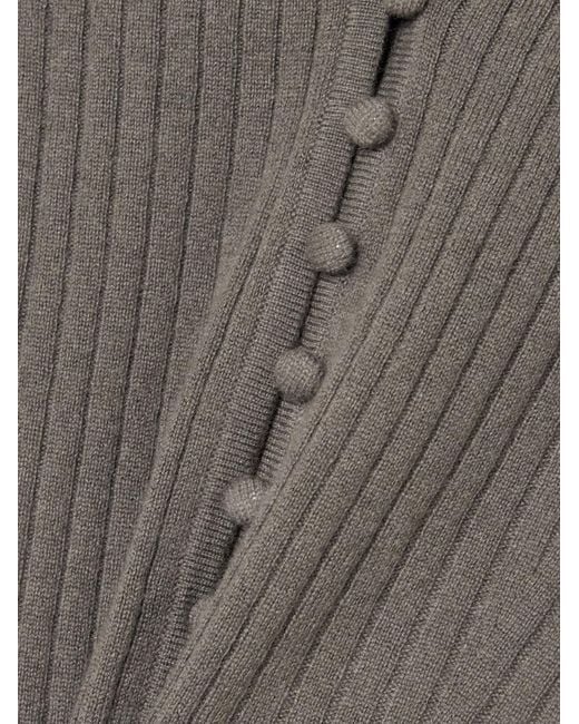 arch4 Gray Ribbed Sweater