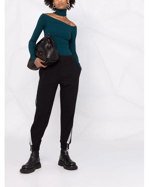 McQueen Black Zip Joggers