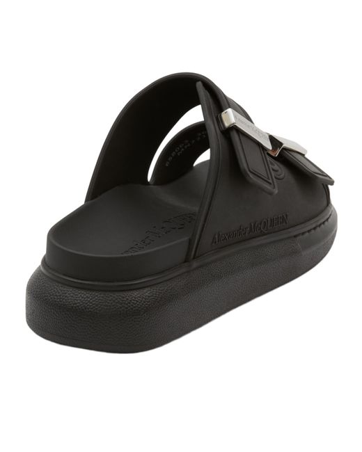 McQueen Black Sandals for men